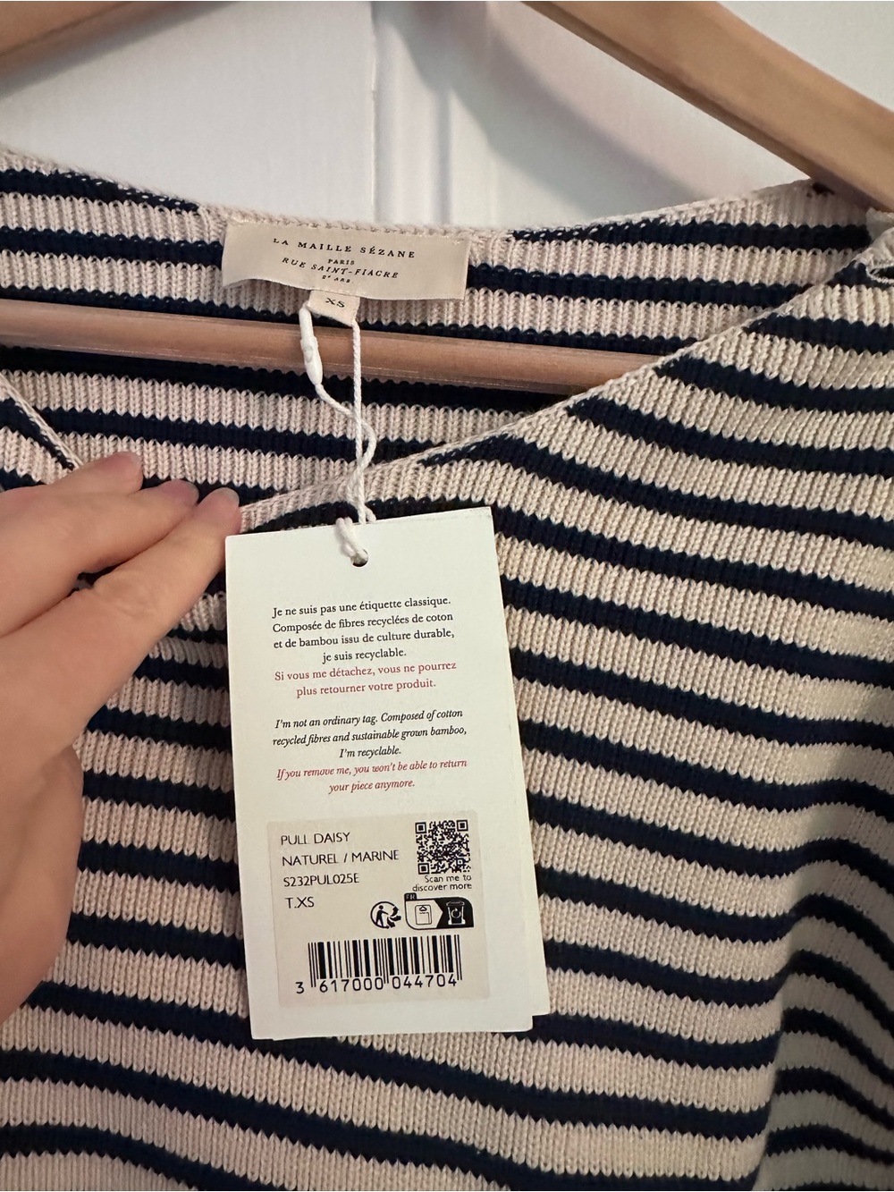 Sézane Daisy Jumper Cotton Knit - Picture 3 of 3
